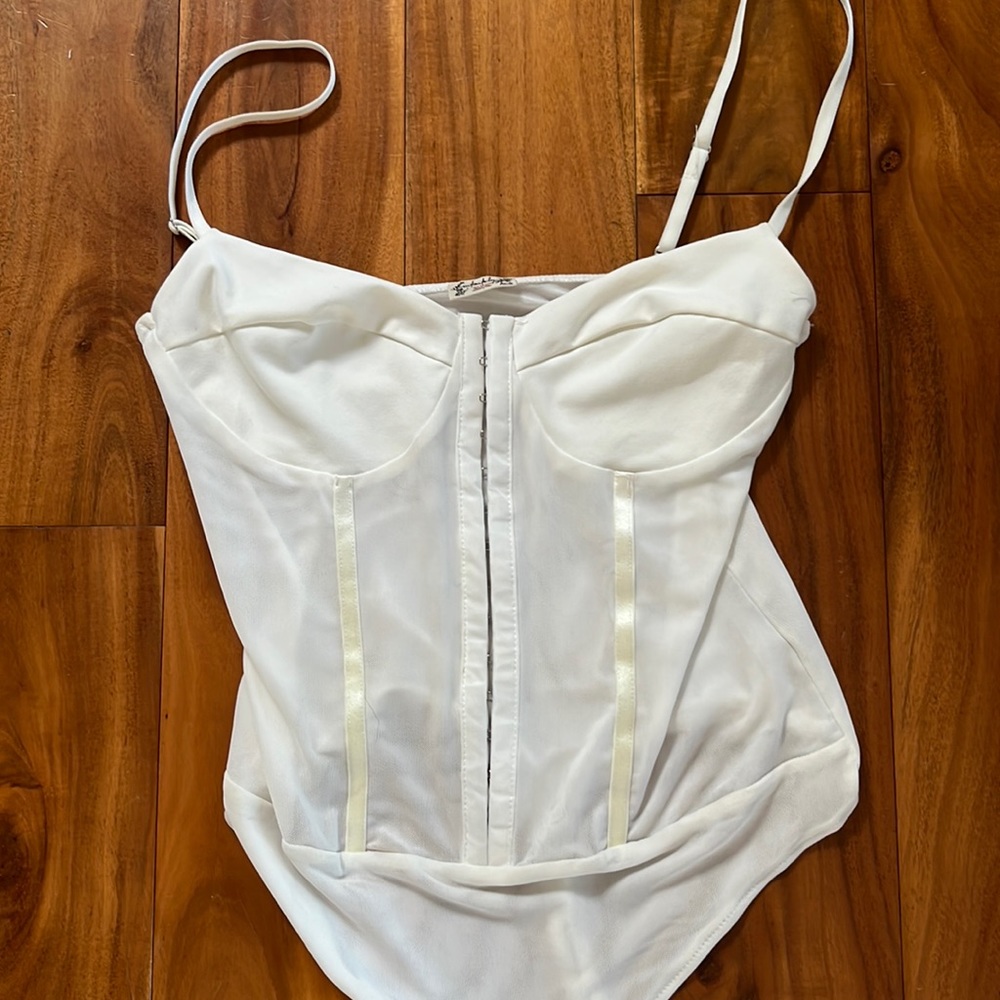Free people corset bodysuit